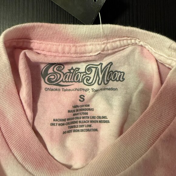 NWT Sailor Moon Pink white tie-dye long sleeve - Picture 5 of 8